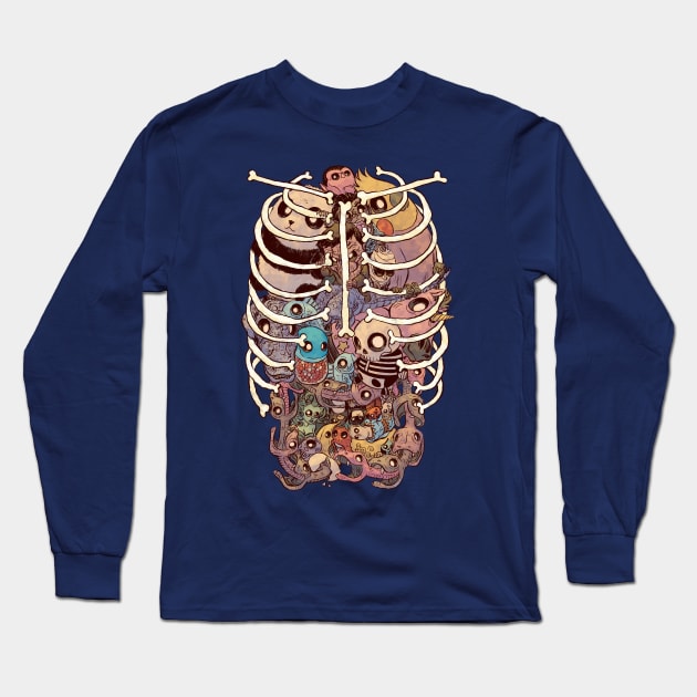 Strange Anatomy Long Sleeve T-Shirt by jesse.lonergan